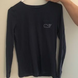 Vineyard vines long sleeve navy blue